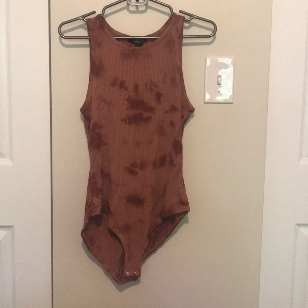 Rust orange body suit